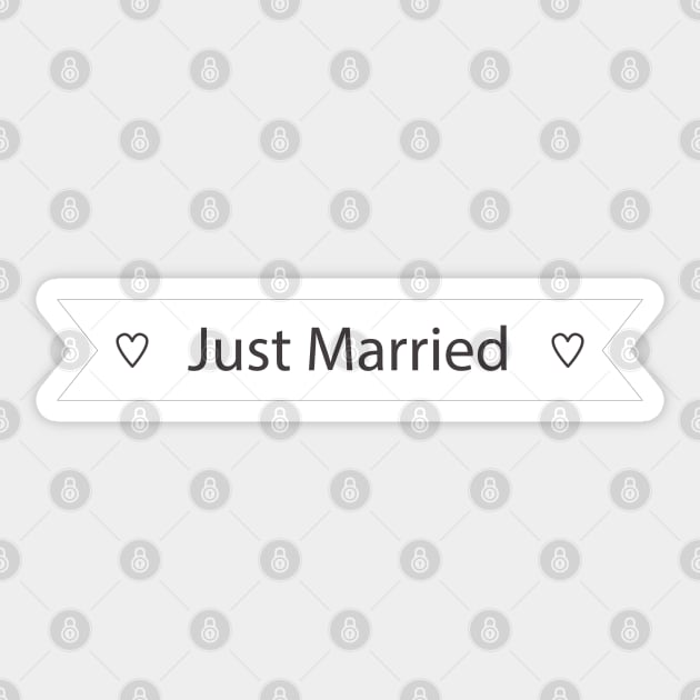 Just Married, Couples Sticker by Islanr